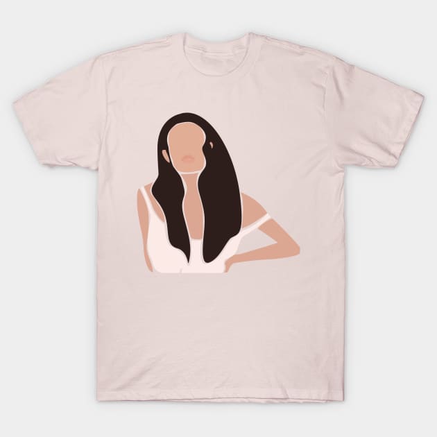 Boho woman off shoulder singlet T-Shirt by JunkyDotCom